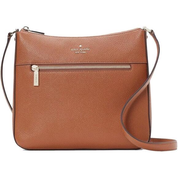 NWT Kate Spade New York Leila Top Zip Swing pack Crossbody warm gingerbread -OS - Picture 1 of 5
